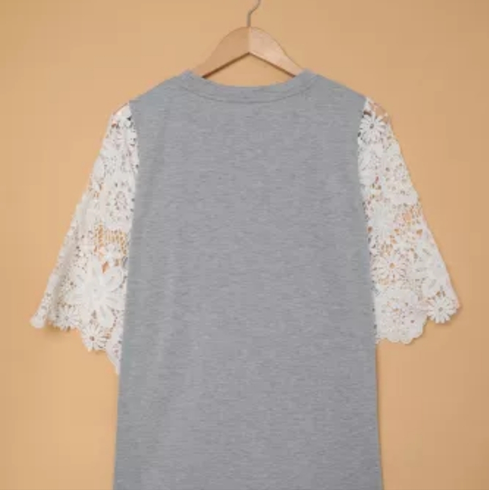 🥳New lace sleeve tunic top - Picture 10 of 13